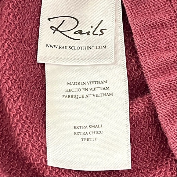 Rails Kingston Cranberry Jogger Sweatpants Size XS - Picture 12 of 16